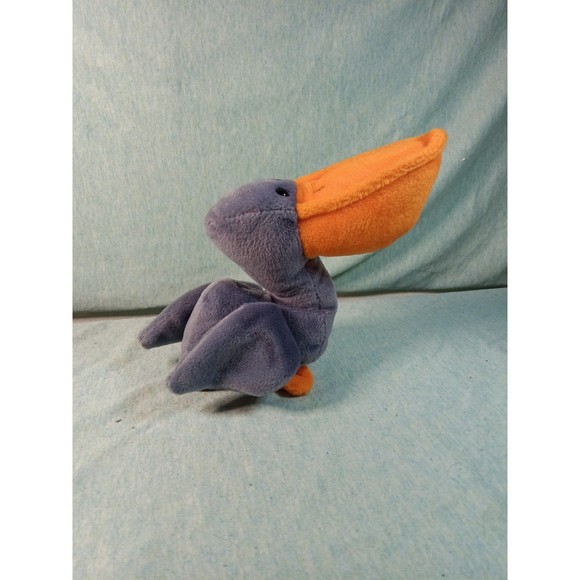 Ty Retired Original Beanie Babies Baby SCOOP the Pelican July 1, 1996 - Picture 2 of 5